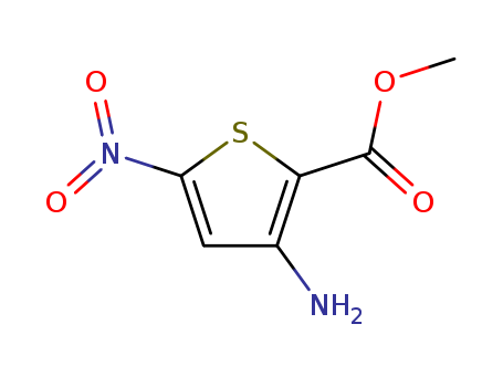 2-Thiophenecarboxylicacid,3-amino-5-nitro-,methylester(9CI)