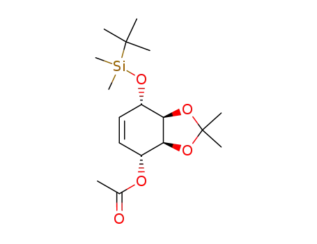 Acetic acid (3aS,4R,7S,7aS)-7-(tert-butyl-dimethyl-silanyloxy)-2,2-dimethyl-3a,4,7,7a-tetrahydro-benzo[1,3]dioxol-4-yl ester