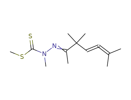 methyl 2-(1,2,2,5-tetramethyl-3,4-hexadienylidene)-1-methylhydrazinecarbodithioate