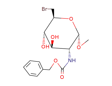 methyl 2-benzyloxycarbonylamino-6-bromo-2,6-dideoxy-α-D-gluco-pyranoside