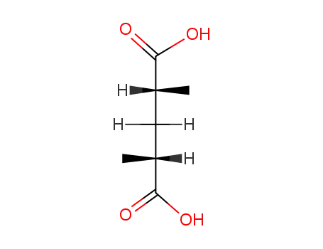 Molecular Structure of 3891-69-8 ((2R,4R)-2,4-dimethylpentanedioic acid)