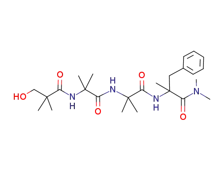 2-benzyl-2-{[2-({2-[(3-hydroxy-2,2-dimethyl-1-oxopropyl)amino]-2-methyl-1-oxopropyl}amino)-2-methyl-1-oxopropyl]amino}-N,N-dimethylpropanamide