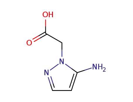 1H-피라졸-1-아세트산,5-아미노-(9CI)