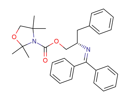 2,2,4,4-Tetramethyl-oxazolidine-3-carboxylic acid (S)-2-(benzhydrylidene-amino)-3-phenyl-propyl ester
