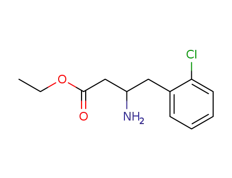 Benzenebutanoic acid, b-amino-2-chloro-, ethyl ester