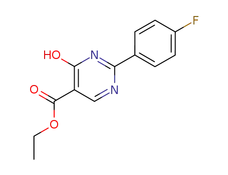 2-(4-fluoro-phenyl)-4-hydroxy-pyrimidine-5-carboxylic acid ethyl ester