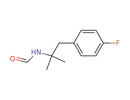 Molecular Structure of 21328-16-5 (N-[2-(4-FLUOROPHENYL)-1,1-DIMETHYLETHYL]FORMAMIDE)