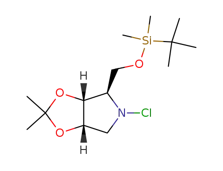 (3aR,4R,6aS)-4-(tert-Butyl-dimethyl-silanyloxymethyl)-5-chloro-2,2-dimethyl-tetrahydro-[1,3]dioxolo[4,5-c]pyrrole