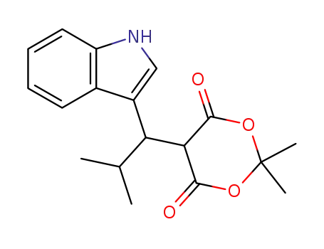 5-<1-(1H-indol-3-yl)-2-methylpropyl>-2,2-dimethyl-1,3-dioxane-4,6-dione