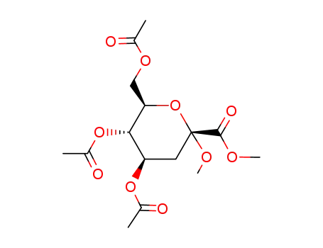 (2R,4R,5S,6R)-4,5-Diacetoxy-6-acetoxymethyl-2-methoxy-tetrahydro-pyran-2-carboxylic acid methyl ester