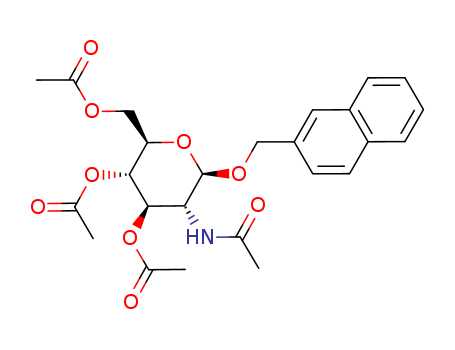 2-Naphthylmethyl 2-acetamido-3,4,6-tri-O-acetyl-2-deoxy-b-D-glucopyranoside