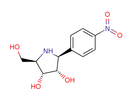 (2R,3R,4S,5S)-2-(Hydroxymethyl)-5-(4-nitrophenyl)pyrrolidine-3,4-diol
