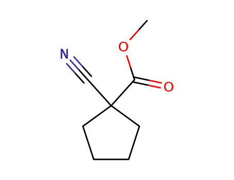 Cyclopentanecarboxylic acid, 1-cyano-, methyl ester