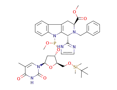 Molecular Structure of 288573-76-2 (C<sub>40</sub>H<sub>51</sub>N<sub>6</sub>O<sub>8</sub>PSi)