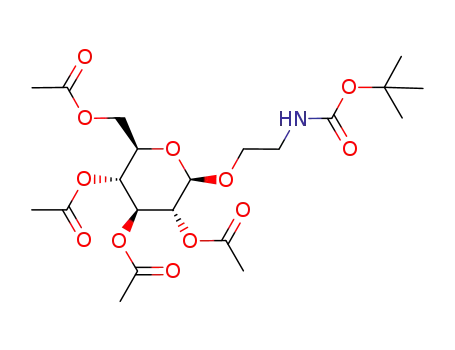 (2-tert-butoxycarbonylamidoethyl) 2,3,4,6-tetra-O-acetyl-β-D-glucopyranoside