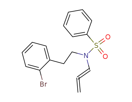 N-[2-(2-Bromo-phenyl)-ethyl]-N-propa-1,2-dienyl-benzenesulfonamide