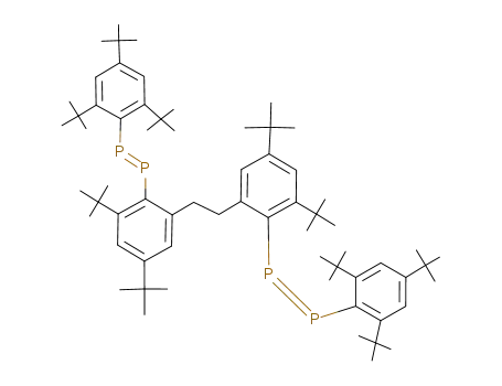 1,2-bis-{3,5-di-t-butyl-2-[(2,4,6-tri-t-butylphenyl)phosphinidenephosphino]phenyl}ethane