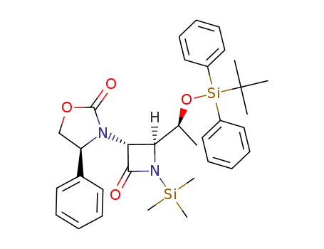 (4S)-3-{(3R,4S)-4-[(S)-1-(tert-butyldiphenylsilyloxy)ethyl]-2-oxo-1-(trimethylsilyl)azetidine-3-yl}-4-phenyloxazolidin-2-one