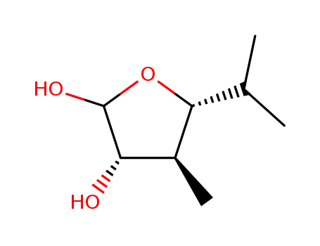 Molecular Structure of 188938-28-5 (2,3-Furandiol,tetrahydro-4-methyl-5-(1-methylethyl)-,(3S,4S,5R)-[partial]-(9CI))