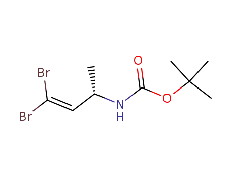 ((S)-3,3-Dibromo-1-methyl-allyl)-carbamic acid tert-butyl ester