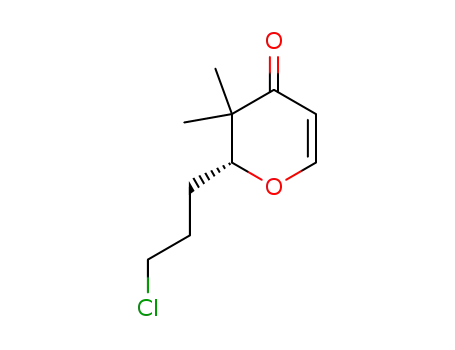 (R)-6-(3-Chloropropyl)-5,6-dihydro-5,5-dimethyl-4H-pyran-4-one