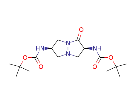 (3S,7R)-Bis[(tert-butoxycarbonyl)amino]-2-keto-1,5-diazabicyclo[3.3.0]octane