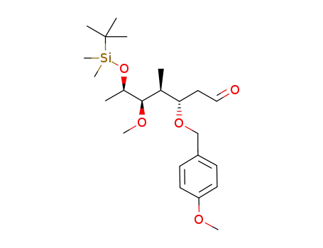 (3S,4S,5R,6R)-6-(tert-Butyl-dimethyl-silanyloxy)-5-methoxy-3-(4-methoxy-benzyloxy)-4-methyl-heptanal