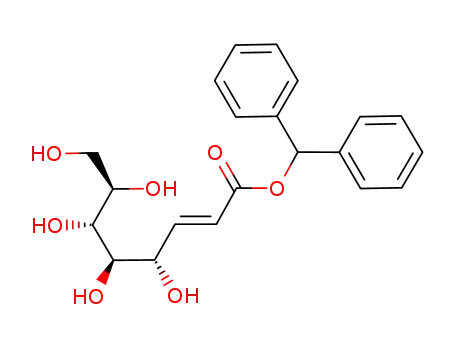 (E)-(4S,5R,6R,7R)-4,5,6,7,8-Pentahydroxy-oct-2-enoic acid benzhydryl ester