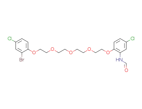 N-{2-[2-(2-{2-[2-(2-Bromo-4-chloro-phenoxy)-ethoxy]-ethoxy}-ethoxy)-ethoxy]-5-chloro-phenyl}-formamide