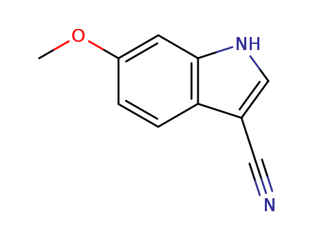 1H-Indole-3-carbonitrile, 6-methoxy-