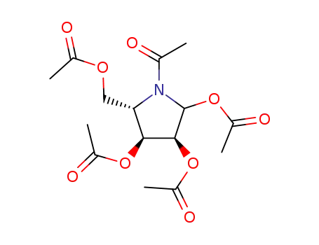1,2,3,5-tetra-O-acetyl-4-deoxy-4-(acetamido)-L-ribofuranose