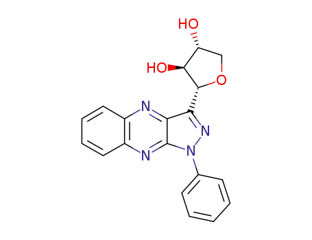 1-phenyl-3-α-D-threofuranosylpyrazolo<3,4-b>quinoxaline