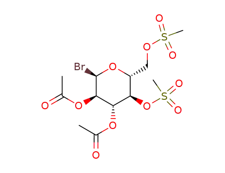 2,3-di-O-acetyl-4,6-di-O-methylsulfonyl-α-D-glucopyranosyl bromide