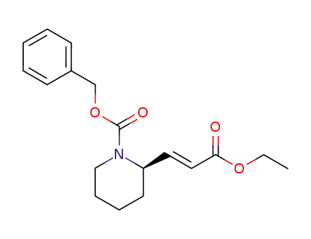 [R-(E)]-2-(3-에톡시-3-옥소-1-프로페닐)-1-피페리딘카르복실산 페닐메틸 에스테르