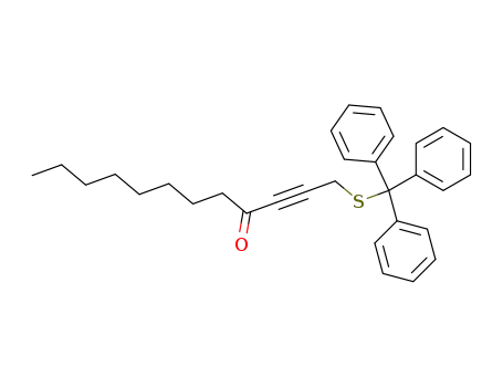 2-Dodecyn-4-one, 1-[(triphenylmethyl)thio]-