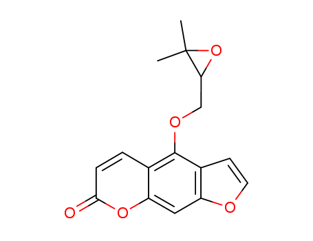 7H-Furo[3,2-g][1]benzopyran-7-one,4-[(3,3-dimethyl-2-oxiranyl)methoxy]-
