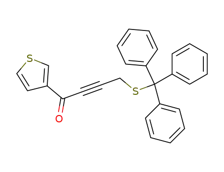 2-Butyn-1-one, 1-(3-thienyl)-4-[(triphenylmethyl)thio]-
