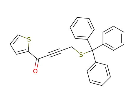 2-Butyn-1-one, 1-(2-thienyl)-4-[(triphenylmethyl)thio]-