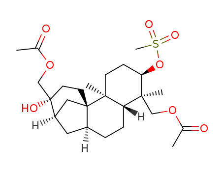 17,18-diacetoxy-3α-mesyloxyaphidicol-16β-ol
