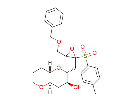 (2R,3S,4aR,8aS)-2-[3-Benzyloxymethyl-2-(toluene-4-sulfonyl)-oxiranylmethyl]-octahydro-pyrano[3,2-b]pyran-3-ol