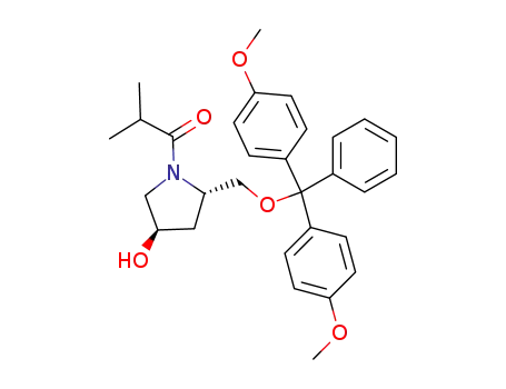 1-{(2S,4R)-2-[Bis-(4-methoxy-phenyl)-phenyl-methoxymethyl]-4-hydroxy-pyrrolidin-1-yl}-2-methyl-propan-1-one