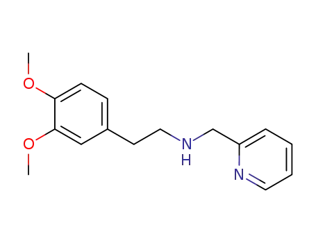 Molecular Structure of 99615-36-8 ([2-(3,4-DIMETHOXY-PHENYL)-ETHYL]-PYRIDIN-2-YL-METHYL-AMINE)