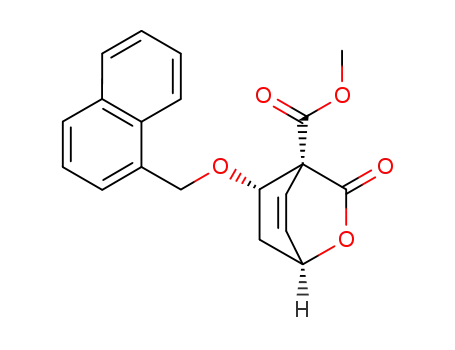 (1S,4S,8S)-8-(Naphthalen-1-ylmethoxy)-3-oxo-2-oxa-bicyclo[2.2.2]oct-5-ene-4-carboxylic acid methyl ester