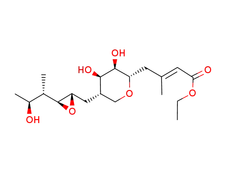 エチル (2Z)-4-[(2S,3R,4R,5S)-3,4-ジヒドロキシ-5-{[(2S,3S)-3-[(2S,3S)-3-ヒドロキシブタン-2-イル]オキシラン-2-イル]メチル}オキサン-2-イル]-3-メチルブタ-2-エノアート