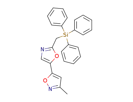 3-Methyl-5-{2-[(triphenylsilanyl)-methyl]-oxazol-5-yl}-isoxazole