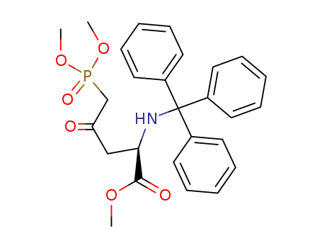 (R)-5-dimethoxyphosphoryl-4-oxo-N-(triphenylmethyl)norvaline methyl ester