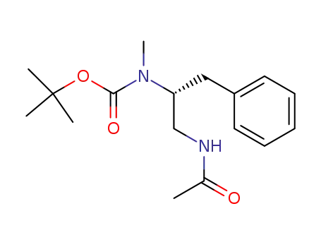 [1-(acetylamino-methyl)-2-phenyl-ethyl]-methyl-carbamic acid <i>tert</i>-butyl ester