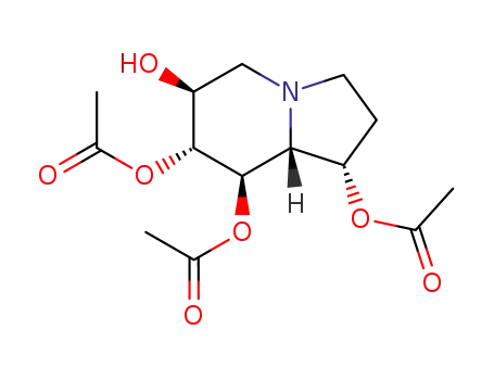 1,6,7,8-Indolizinetetrol,octahydro-,1,7,8-triacetate,1s-(1alpha,6beta,7alpha,8beta,8abeta)-