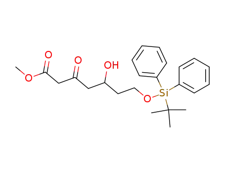 5-hydroxy-3-oxo-7-t.butyldiphenylsilyloxy-heptanoic acid methyl ester