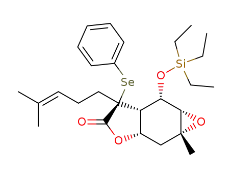 (1aR,2aS,5S,5aS,6S,6aS)-2,2a,5,5a,6,6a-hexahydro-1a-methyl-5-(4-methyl-3-pentenyl)-5-phenylseleno-6-<(triethylsilyl)oxy>oxireno<f>benzofuran-4(1aH)-one